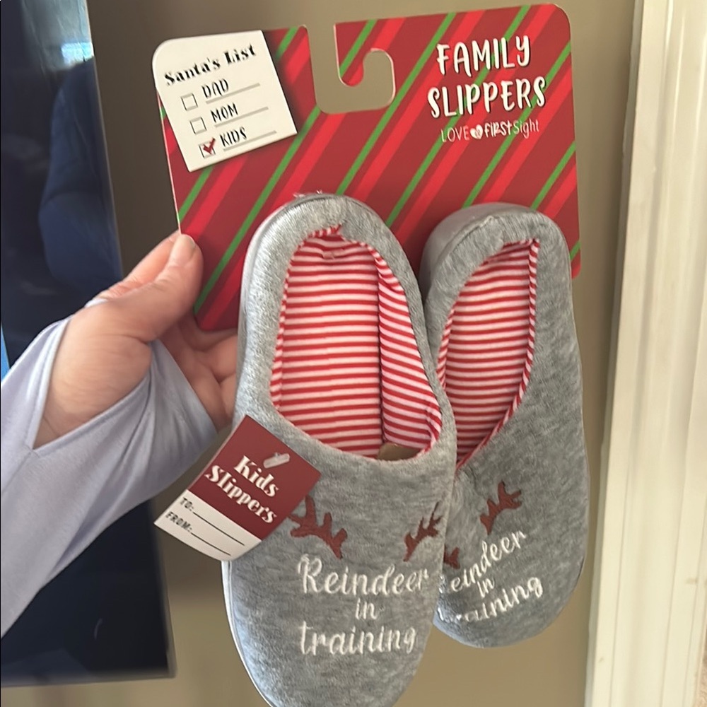 Family Slippers - Reindeer in Training